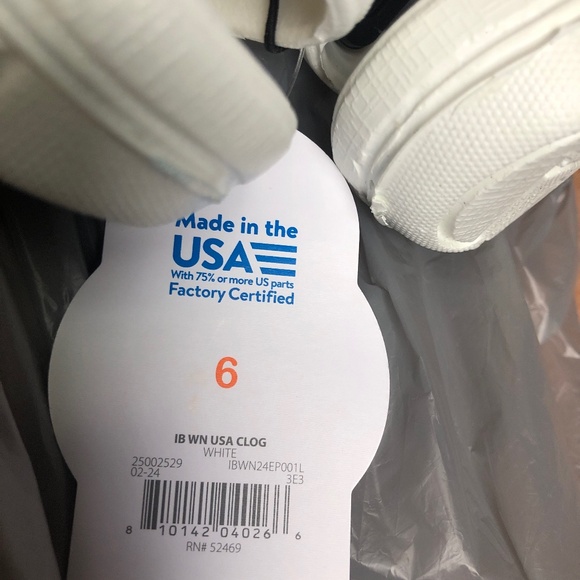 Wonder Nation White Infant Clog Sandals ShoesSize 6 NWT - Picture 6 of 6